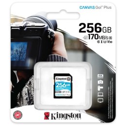 Kingston Canvas Go Plus SDXC - Karta pamięci 256 GB Class 10 UHS-I U3 90/170 MB/s