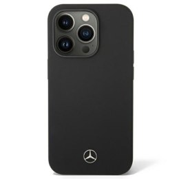 Mercedes Silicone Line - Etui iPhone 14 Pro Max (czarny)
