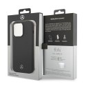 Mercedes Silicone Line - Etui iPhone 14 Pro (czarny)