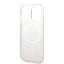 Guess Bundle Pack MagSafe 4G - Zestaw etui + ładowarka MagSafe iPhone 13 Pro Max (różowy/złoty)