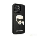 Karl Lagerfeld 3D Rubber Karl`s Head - Etui iPhone 13 Pro Max (czarny)