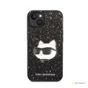 Karl Lagerfeld NFT Glitter Choupette Patch - Etui iPhone 14 Plus (czarny)