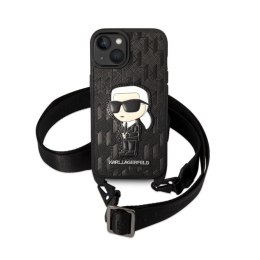 Karl Lagerfeld NFT Monogram Ikonik Patch - Etui iPhone 14 (czarny)