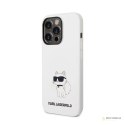 Karl Lagerfeld Silicone NFT Choupette - Etui iPhone 14 Pro Max (biały)