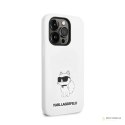 Karl Lagerfeld Silicone NFT Choupette - Etui iPhone 14 Pro Max (biały)