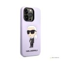 Karl Lagerfeld Silicone NFT Ikonik - Etui iPhone 14 Pro (fioletowy)