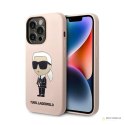 Karl Lagerfeld Silicone NFT Ikonik - Etui iPhone 14 Pro (różowy)