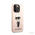 Karl Lagerfeld Silicone NFT Ikonik - Etui iPhone 14 Pro (różowy)