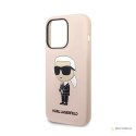 Karl Lagerfeld Silicone NFT Ikonik - Etui iPhone 14 Pro (różowy)