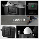 Spigen Lock Fit - Pancerne etui do Apple Airpods Pro 1 / 2 (Czarny)