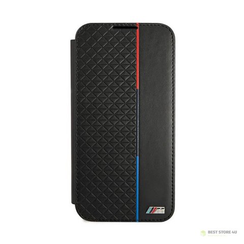 BMW Booktype M Collection Triangles - Etui Samsung Galaxy S22+ (czarny) BMW Booktype M Collection Triangles - Etui Samsung Galaxy S22+ (czarny)