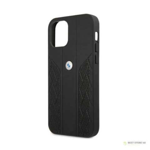 BMW Leather Curve Perforate - Etui iPhone 12 / iPhone 12 Pro (czarny) BMW Leather Curve Perforate - Etui iPhone 12 / iPhone 12 Pro (czarny)