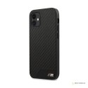 BMW M Collection PU Carbon - Etui iPhone 12 mini (czarny)