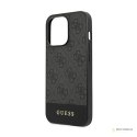 Guess 4G Bottom Stripe Collection - Etui iPhone 13 Pro (szary)