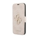 Guess Booktype 4G Big Metal Logo - Etui iPhone 13 Pro Max (różowy)
