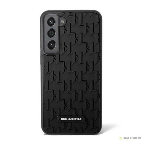 Karl Lagerfeld Monogram 3D Pattern - Etui Samsung Galaxy S23 (czarny) Karl Lagerfeld Monogram 3D Pattern - Etui Samsung Galaxy S23 (czarny)