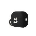 Karl Lagerfeld Silicone NFT Choupette Head 3D - Etui AirPods Pro 2 (czarny)