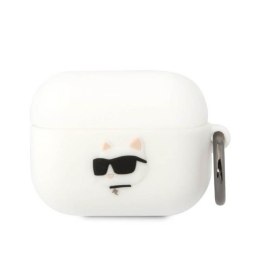Karl Lagerfeld Silicone NFT Choupette Head 3D - Etui AirPods Pro (biały)