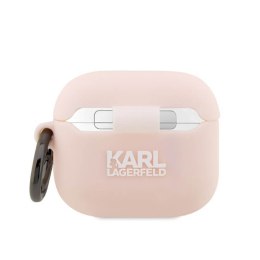 Karl Lagerfeld Silicone NFT Karl Head 3D - Etui AirPods 3 (różowy)