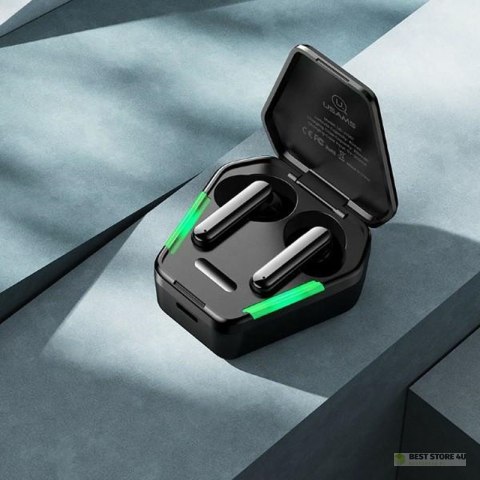 USAMS JY Series - Słuchawki Bluetooth 5.0 TWS + etui ładujące (czarny) USAMS JY Series - Słuchawki Bluetooth 5.0 TWS + etui ładujące (czarny)