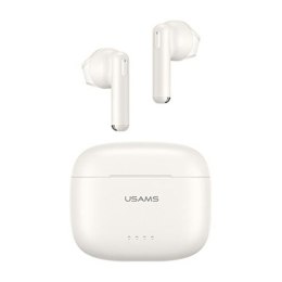 USAMS US Series - Słuchawki Bluetooth 5.3 TWS + etui ładujące (biały)