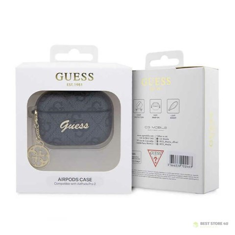 Guess 4G Charm Collection - Etui AirPods Pro 2 (czarny) Guess 4G Charm Collection - Etui AirPods Pro 2 (czarny)
