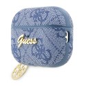 Guess 4G Charm Collection - Etui AirPods Pro 2 (niebieski)