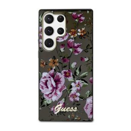 Guess Flower Collection - Etui Samsung Galaxy S23 Ultra (czarny)