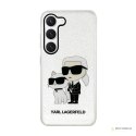 Karl Lagerfeld IML Glitter NFT Karl & Choupette - Etui Samsung Galaxy S23 (przezroczysty)