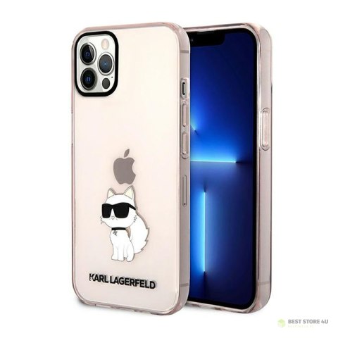 Karl Lagerfeld IML NFT Choupette - Etui iPhone 12 / iPhone 12 Pro (różowy)