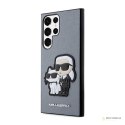 Karl Lagerfeld NFT Saffiano Karl & Choupette - Etui Samsung Galaxy S23 Ultra (szary)