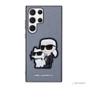 Karl Lagerfeld NFT Saffiano Karl & Choupette - Etui Samsung Galaxy S23 Ultra (szary)