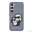 Karl Lagerfeld NFT Saffiano Karl & Choupette - Etui Samsung Galaxy S23 (szary)