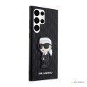 Karl Lagerfeld NFT Saffiano Monogram Ikonik - Etui Samsung Galaxy S23 Ultra (czarny)