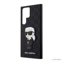 Karl Lagerfeld NFT Saffiano Monogram Ikonik - Etui Samsung Galaxy S23 Ultra (czarny)