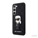 Karl Lagerfeld NFT Saffiano Monogram Ikonik - Etui Samsung Galaxy S23 (czarny)