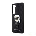 Karl Lagerfeld NFT Saffiano Monogram Ikonik - Etui Samsung Galaxy S23 (czarny)