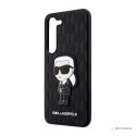 Karl Lagerfeld NFT Saffiano Monogram Ikonik - Etui Samsung Galaxy S23+ (czarny)