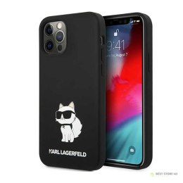 Karl Lagerfeld Silicone NFT Choupette - Etui iPhone 12 / iPhone 12 Pro (czarny)