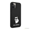 Karl Lagerfeld Silicone NFT Choupette - Etui iPhone 12 / iPhone 12 Pro (czarny)