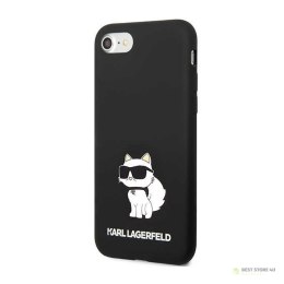 Karl Lagerfeld Silicone NFT Choupette - Etui iPhone SE (2022 / 2020) / 8 / 7 (czarny)