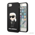 Karl Lagerfeld Silicone NFT Ikonik - Etui iPhone SE (2022 / 2020) / 8 / 7 (czarny)