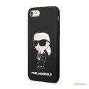 Karl Lagerfeld Silicone NFT Ikonik - Etui iPhone SE (2022 / 2020) / 8 / 7 (czarny)