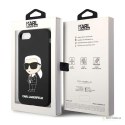 Karl Lagerfeld Silicone NFT Ikonik - Etui iPhone SE (2022 / 2020) / 8 / 7 (czarny)