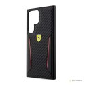 Ferrari Carbon Contrast Edges - Etui Samsung Galaxy S23 Ultra (czarny)