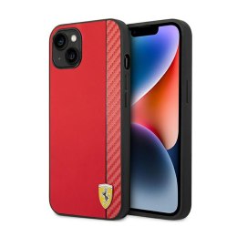 Ferrari Carbon - Etui iPhone 14 (Czerwony)