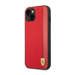 Ferrari Carbon - Etui iPhone 14 (Czerwony)