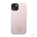 Guess Silicone Triangle Logo - Etui iPhone 14 (fioletowy)