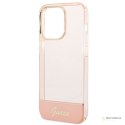 Guess Translucent - Etui iPhone 14 Pro Max (różowy)