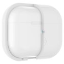 Spigen Silicone Fit Strap - Etui do Apple AirPods Pro 1 / 2 (Biały / Szary)